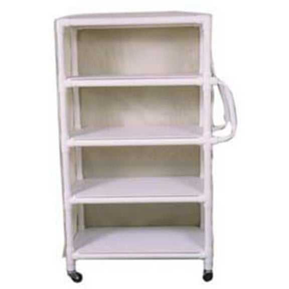 MJM International 332T-4C Linen Cart