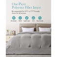Topblan Oversized King Comforter 120"x120", Lightweight and Breathable
