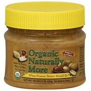 Naturally More Organic Peanut Butter, 16 oz (Pack of 12)