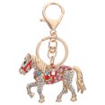 thumbnail image 1 of Llavero de caballo: Año del Caballo 2026, colgantes para bolso de coche, dijes para monedero, llaveros de diamantes de imitación para teléfono, bolso, decoración colgante., 1 of 8