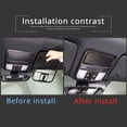 thumbnail image 4 of TINKI Front Reading Light Panel Cover Trim for Honda Pilot 2019-2022, ABS Material Automotive Inner Reading Light Frame Cover Decor Protector Accessories, 4 of 7