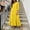 *Yellow, variant on ClodeEU Women's V Neck Long Sleeve Linen Blend Maxi Dress with Button, Loose Fit Casual Long Dress White,Womens Plus XXL