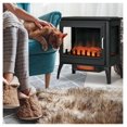 thumbnail image 2 of 24" Electric Fireplace, Freestanding Heater with Realistic Flame Effect, 1500W Space Heater, Black, 2 of 9