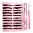 thumbnail image 5 of Fox Style 30-100D Hot Melt Individual Cluster Lashes, DIY Segmented Thick & Curly Eyelash Extensions, 5 of 6