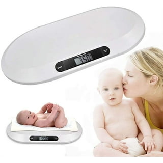 Digital Baby Scale - Multifunction Infant Scale, Toddler Scale & Pet Scale  with Collapsible Weighing Tray 4 Weighing Modes, 200 lbs Max MedicalKingUsa