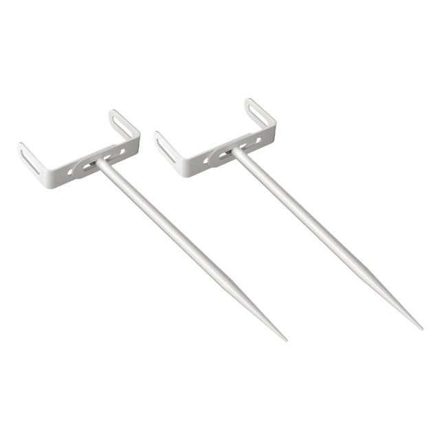 2 soportes de bajante de tamaño ajustable, drenaje estable y eficiente para RV industrial Blanco