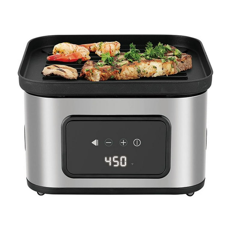 Salton Flip and Cook 3-in-1 Air Fryer, Grill & Dehydrator