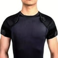 thumbnail image 3 of Visland 1 Set Adjustable Shoulder Brace Men Women Torn Rotator Joint Cuff Pain Relief Compression Sleeve Cross Wrap Recovery Shoulder Stability Support Strap, 3 of 8