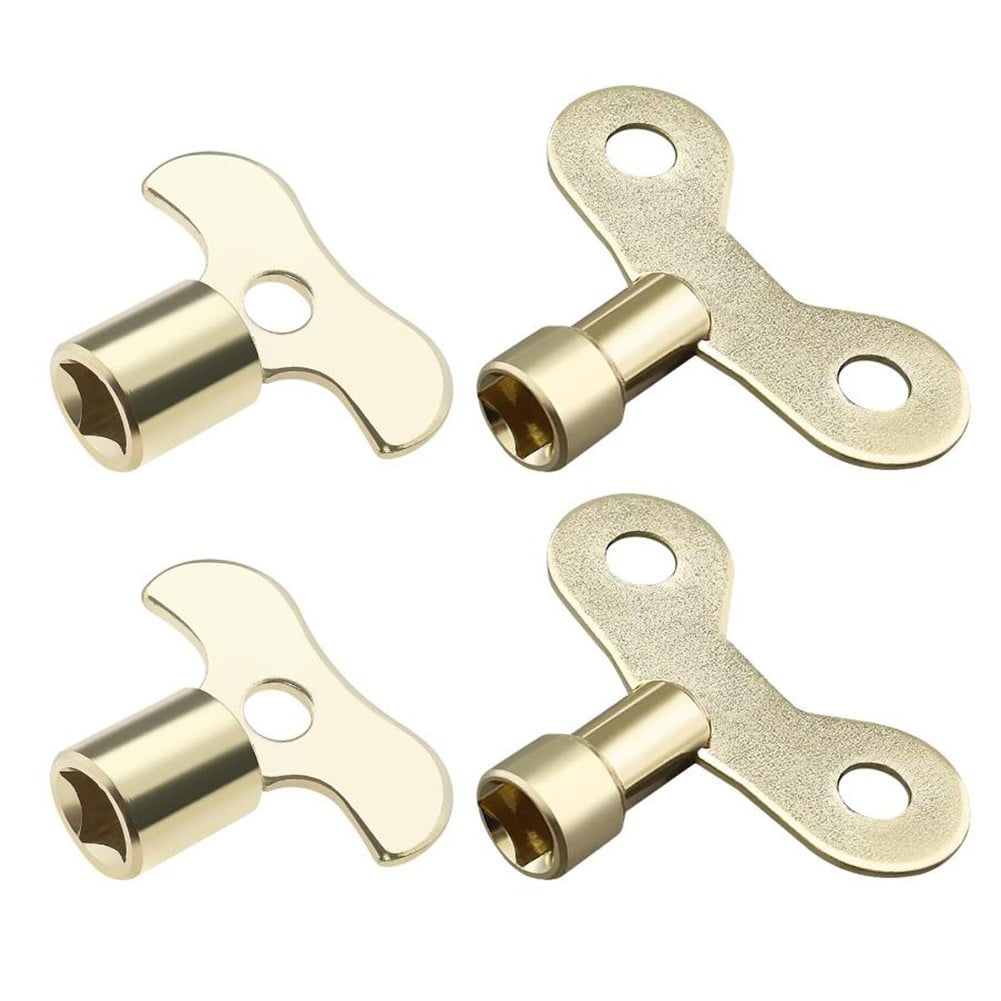 Lefu 8pcs With Lock Faucet Key Tap Water Switch Radiator Valve Key Household Handle