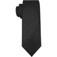 thumbnail image 1 of LAICAIW Men's Ties Solid Pure Color Plain Formal Black Ties For Men, 1 of 5