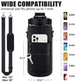 thumbnail image 2 of Funda deportiva para botella de agua de neopreno con correa para senderismo al aire libre (negro) Hugtrwg  Para Estrenar, 2 of 7