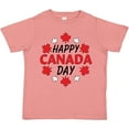 thumbnail image 3 of Inktastic Happy Canada Day- Maple Leaf Circle Boys or Girls Toddler T-Shirt, 3 of 5