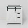 thumbnail image 4 of Lexora Home Marsyas 30" Vanity Cabinet in White, 4 of 9