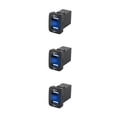 thumbnail image 4 of Speravity de coche con reemplazo de adaptador de carga de coche LED dual USB para Corolla/Prado/Reiz, rojo, FTU Type1 NO1 Speravity CBP171833, 4 of 6