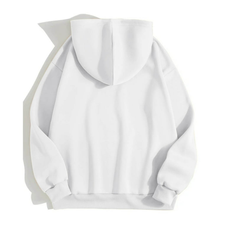 TAIAOJING Women's Oversized Sweatshirt Monogram Print Long Sleeve 
