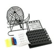 thumbnail image 3 of QSTDGVPW Classic Bingo 75Balls Wheel Wire Cage Lotto Game Set With Card Marker Ticket Set, 3 of 9