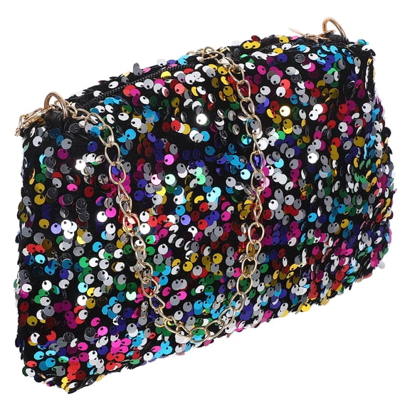 SEWCHICS Chain Handbags For Women With Sequin Design Fashion Accessory 1Pcs Multi
