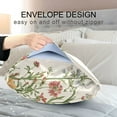 thumbnail image 4 of Yayeee Pillowcase King Size Set of 2 Satin Wrinkle Resistant Pillow Case, Colorful Wildflowers, 4 of 8