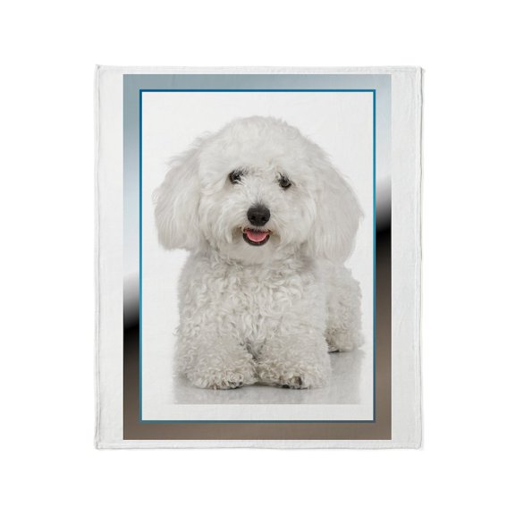 CafePress - Bichon Frise Throw Blanket - Soft Fleece Throw Blanket, 50"x60" for All Ages