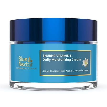 Blue Nectar Anti Ageing Flower Valley Face Cream for Oily Skin Ayurvedic with No Parabens/SLS/Mineral Oil, Rose, Men, 50 g