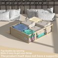 thumbnail image 1 of UnderBedClothesStorageBinsBreathableFabricClothesOrganizerForBeddingsComfortersPillows, 1 of 4