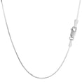 thumbnail image 1 of Sterling Silver Rhodium Plated Octagonal Snake Chain Necklace, 0.9mm, 18", 1 of 1
