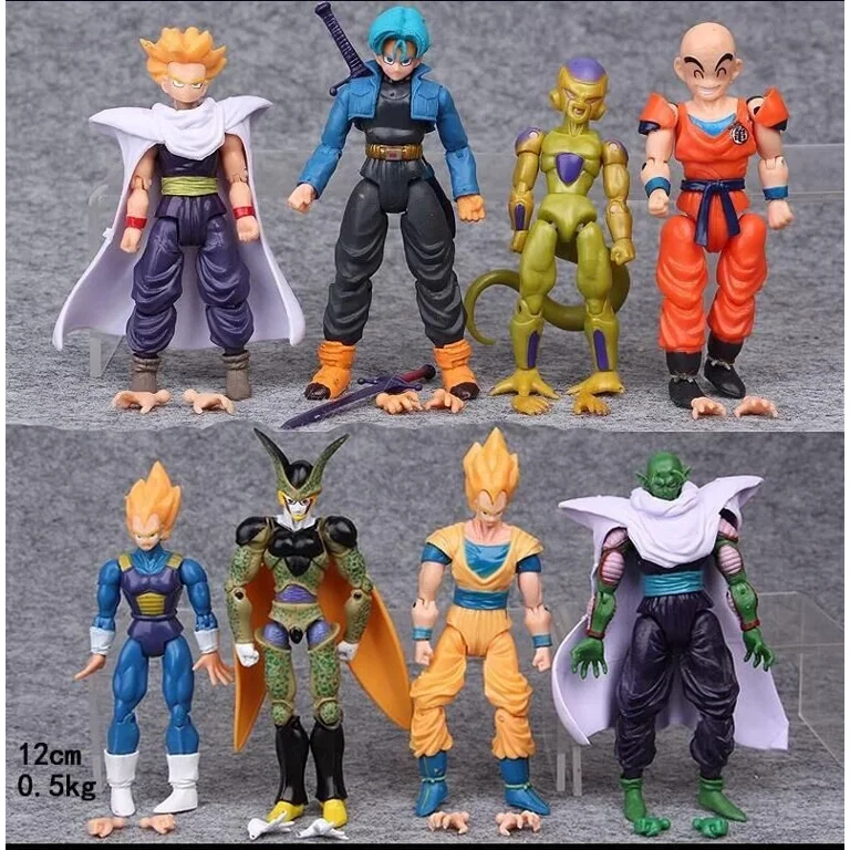 8pcs Dragon Ball Z DBZ Action Figures Set, 5