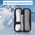 thumbnail image 3 of Insulin Cooler Travel Case Diabetic Medication Organizer Cooler Bag Navy Blue, 3 of 5