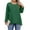 Green, variant on WellSize Plus Size Women Tunic Tops Casual Crew Neck Long Sleeve Blouses Dressy Pleated Fall Shirts