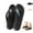 Black, variant on Willtoo Flip Flops for Men Letter Print Thick‑Soled Non‑Slip Slide Sandals Lightweight Soft House Slippers for Indoor Outdoor Beach Shower