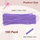 thumbnail image 3 of Uxcell 100-Pack Limpiapipas para Manualidades, 11.8" Varillas de Chenille para Arte/Festivales Ramo/Manualidades/Christmas/Proyectos DIY [Púrpura Taro], 3 of 7