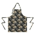 thumbnail image 2 of Pioneer Flower Floral Print Pattern Apron-Garden Aprons for Women with Pockets-Cotton Linen Waterproof Kitchen Cooking Gardening Aprons Adjustable for Kitchen,Cooking,BBQ and Salon 33x27 Inch, 2 of 7
