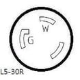 thumbnail image 5 of Parkworld 692316W RV / Marine 30 amp Shore Power Extension Cord NEMA L5-30P to L5-30R, White 30A 125V (50FT), 5 of 5