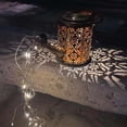 thumbnail image 2 of Luz De Regadera Solar Ahueca Hacia Fuera Las Luces De La Lluvia De Meteoritos Impermeable Al Aire Libre Jardín Decoración De Luces De Hadas Para El Césped Del Patio Del Hogar Monstrate HA036556-00, 2 of 6