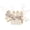 Golden, White, variant on MIALLO Romantic Floral Hair Side Comb for Wedding Prom - Hand-wired Rhinestone & Pearl Hair Accessory
