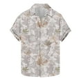 thumbnail image 2 of Mens Short Sleeve Button up Cotton Mens T-Shirts Cotton Bulk Summer Tops Y2k Shirts for Men Graphic Tees Clearance Shop now, 2 of 5