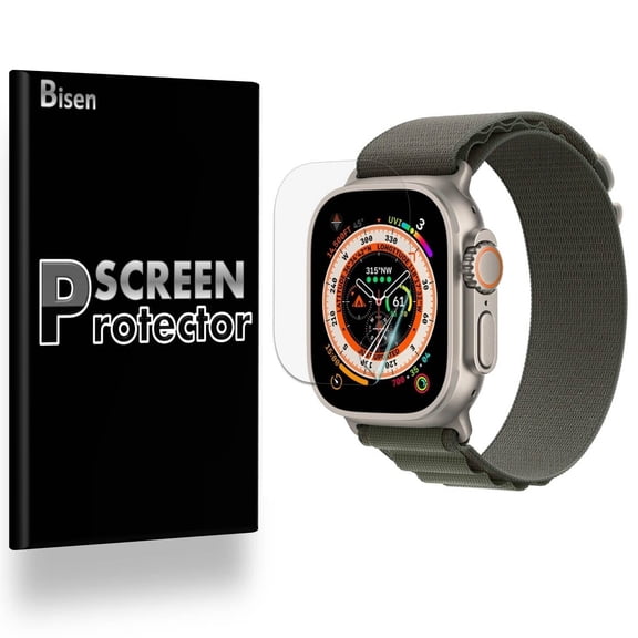 Fit For Apple Watch Ultra 2 (2023) / Ultra (2022) [4-Pack BISENTEK] Ultra Clear Screen Protector, Anti-Scratch, Anti-Shock