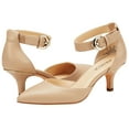 thumbnail image 2 of JENN ARDOR Women's Kitten Heel Pumps Ladies Closed Pointed Toe D'Orsay Ankle Strap Dress Stiletto, 2 of 6