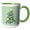 Green/White, variant on 3drose, Crazy Christmas Tree, 11oz Mug