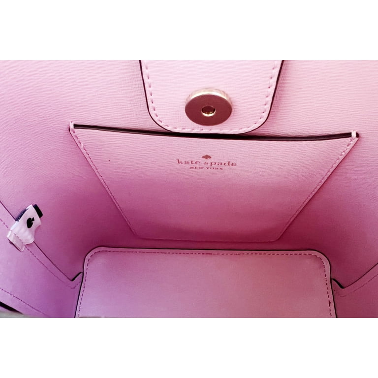 Kate Spade Darcy Small Bucket Bag Crossbody Bikini Pink Leather