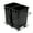 Black, variant on Household Essentials Glidez Chrome Plated Steel Pull Out 9 Gallon Plastic Trash Can