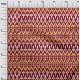 thumbnail image 2 of oneOone Viscose Chiffon Fabric Damask & Chevron Ikat Decor Fabric Printed BTY 42 Inch Wide, 2 of 4