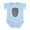 Sky Blue, variant on CafePress - Dod Sk 511 Bw Infant Bodysuit - Baby Light Bodysuit, Size Newborn - 24 Months