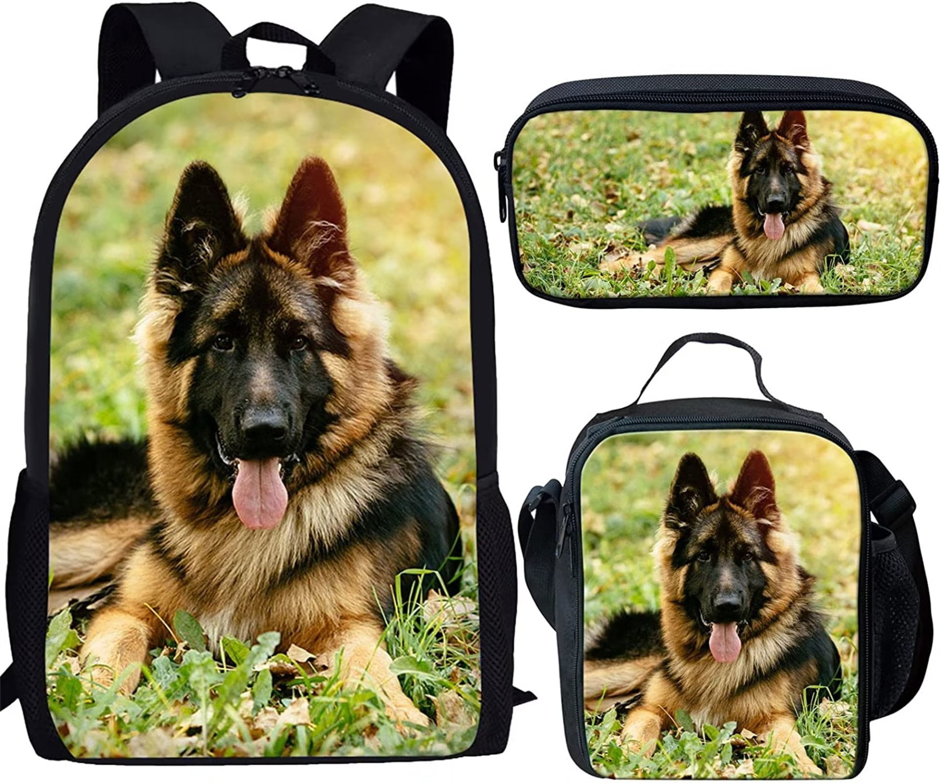 Renewold Cute Dog Backpack for School Boys Girls Elementary Lunch Box