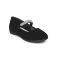thumbnail image 1 of Little Angel Kelly-767E Girls Round Toe Rhinestone Mary Jane Ballet Flat, 1 of 5