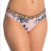 Stance The Feline Cheeky W726A18 Pink Floral Cheetah Wmn's Sz Small (4-6)