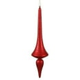 thumbnail image 2 of 12" Pewter Matte-Glitter Finial Drop, 2 of 7