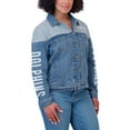 thumbnail image 4 of Women's WEAR by Erin Andrews  Miami Dolphins Full-Button Denim Jacket, 4 of 5