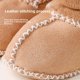 thumbnail image 3 of Zapatos de aprendizaje con forro polar grueso para bebé, zapatos de invierno de 0 a 12 meses, zapatos de bebé de fondo suave, calcetines para bebé para todas las estaciones, 3 of 5