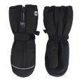 thumbnail image 1 of Calikids Front-Zipper Waterproof Winter Mittens - Black (XS, 12-24 Months), 1 of 1